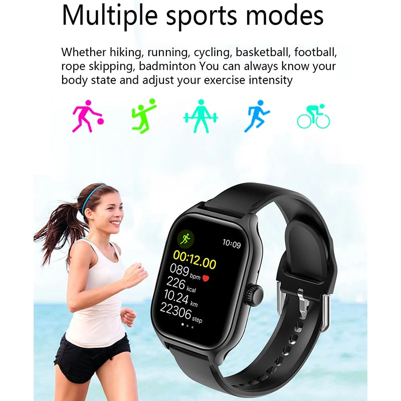 Gts4 Men Women Smartwatch Full Touch Screen With 2 Straps Sports Fitness Watches Bluetooth Calls Digital Relojes Inteligentes