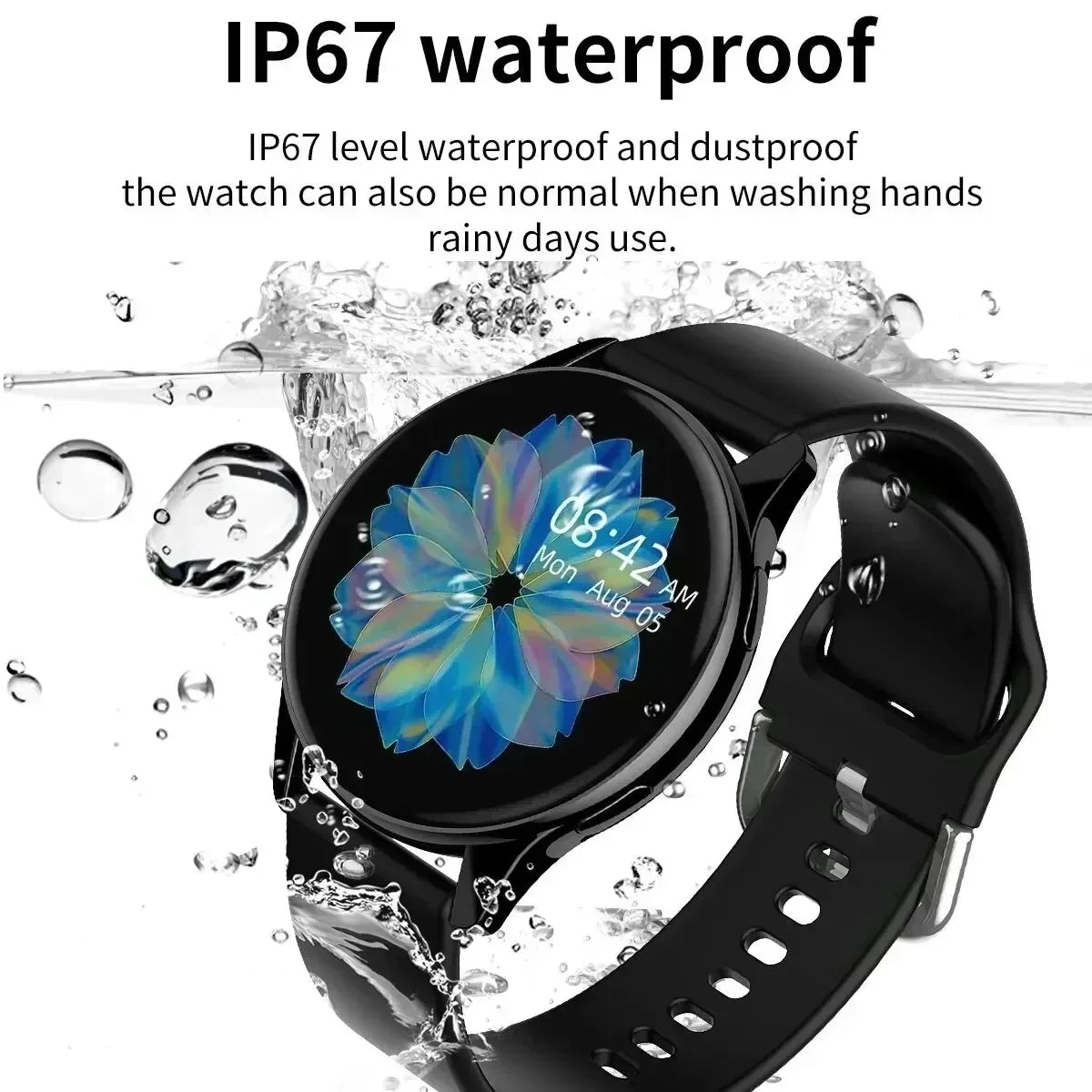 New Smart Watch 2024 AMOLED Display reloj hombre Custom Dial Round Smartwatch For Men Women 22mm Replace Strap Bluetooth Watches