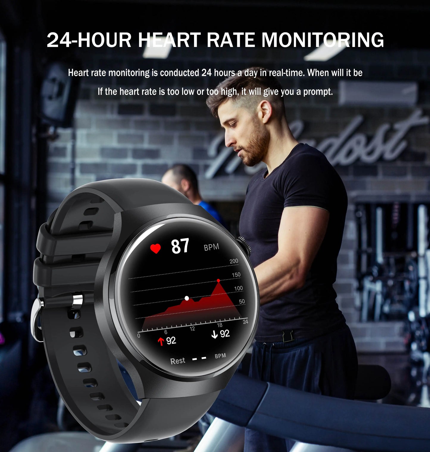 2024 Men Original For Huawei GT4 Series Smartwatch GPS Sports Track Heart Rate Blood Pressure Fitness Waterproof Smart Watch Men