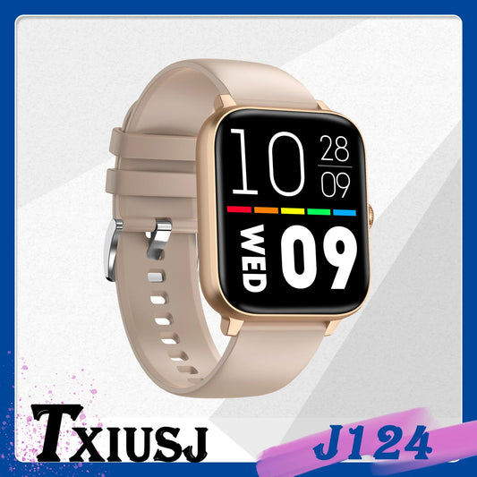 New Smart Watch Smartwatch J124 Men Women Waterproof 1.83" Bluetooth Call Full Touch Screen Sprot Fitness for Android IOS 2024