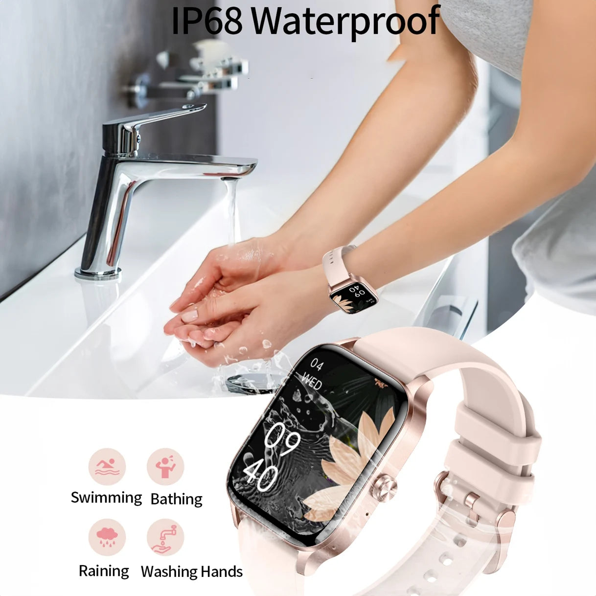 Women Man Sports Watch Connected Watch Man 2024 Blood Oxygen Sports Make Answer Call Compatible With Xiaomi Phone