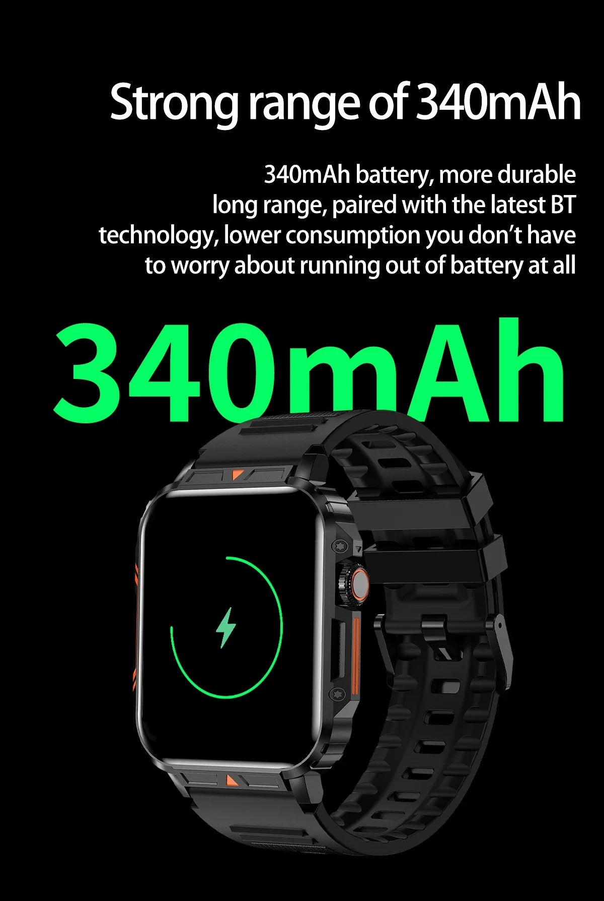 2024 New Smartwatch 1.95 Inch 24h Health Monitoring Watches IP68 Waterproof Sport Fitness Smart Watch For Men Women Reloj Hombre