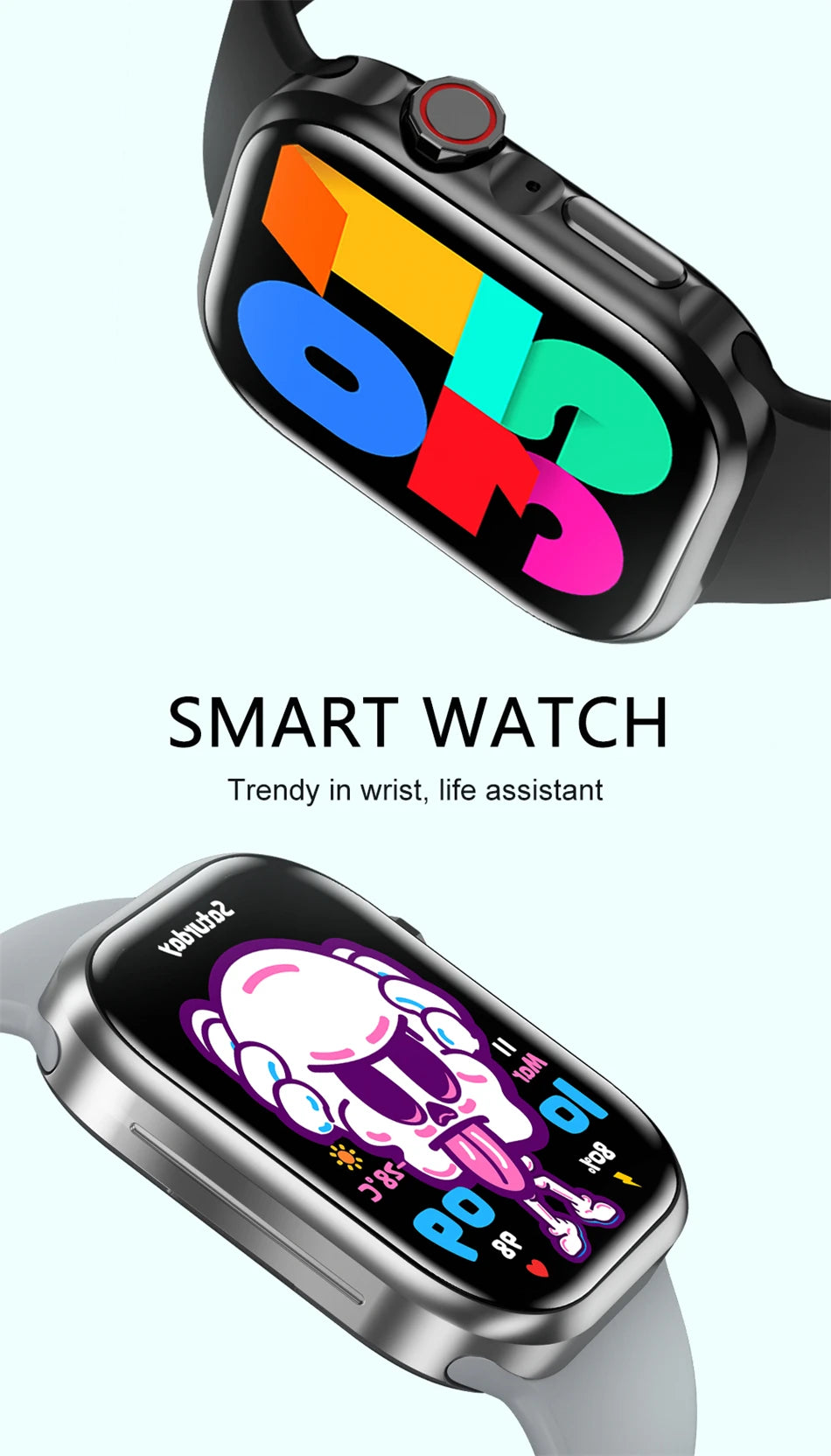 2024 Smart Watch Women Ultra Series 9 NFC Smartwatch Men BT Call Waterproof Wireless Charging 2.15" Screen Health Watch+Headset