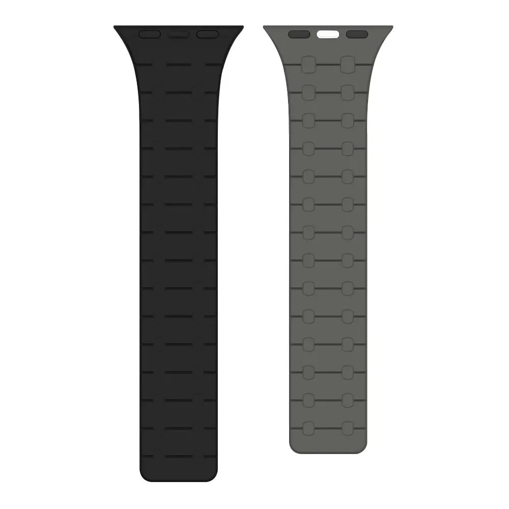 Silicone strap For Apple watch 9 8 7 45mm 41mm Ultra 2 49mm Replacing magnetic wristbands For iwatch 6 5 4 3 SE 2 44mm 40mm 42mm