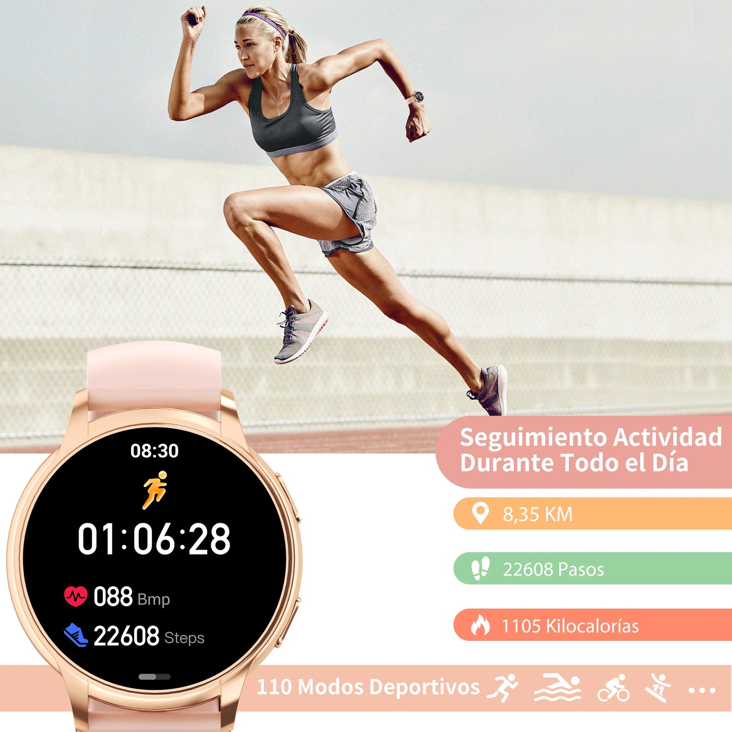 2024 NFC Smart watch function HD call 120+ Sport Mode for Xiaomi ios Gift for Women heart rate blood pressure smartwatch ladies