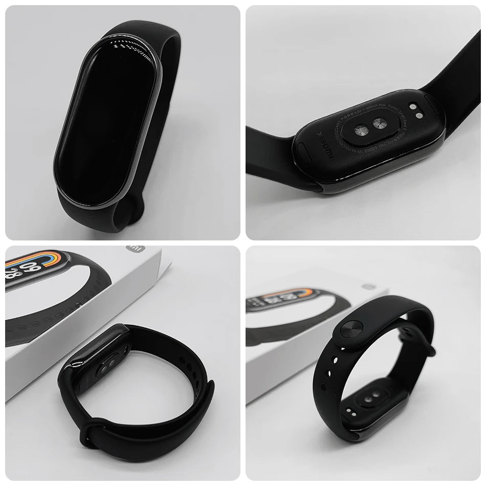 Global Version Xiaomi Smart Band 8 Mi Bracelet 7 Color AMOLED Screen Blood Oxygen Bluetooth Waterproof Miband Wrist Sport Watch