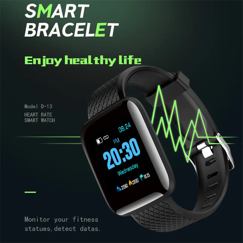 Step Counting Chip Multi-Function Smart Watch Suitable For Men And Women To Wear Smart Bracelet And Android Ios Watch