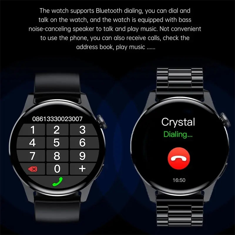 2024 Smart Watch For Xiaomi Huawei Android IOS Waterproof Smartwatch Men Blood Pressure Monitor Watch Sport Heart Rate Bracelet