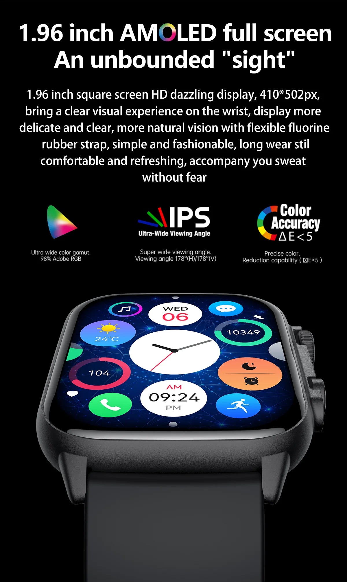 2024 New Men Smartwatch Ultra Bluetooth Call NFC IP68 Waterproof AMOLED Men Sports Track Smartwatch For Phone Huawei Xiaomi