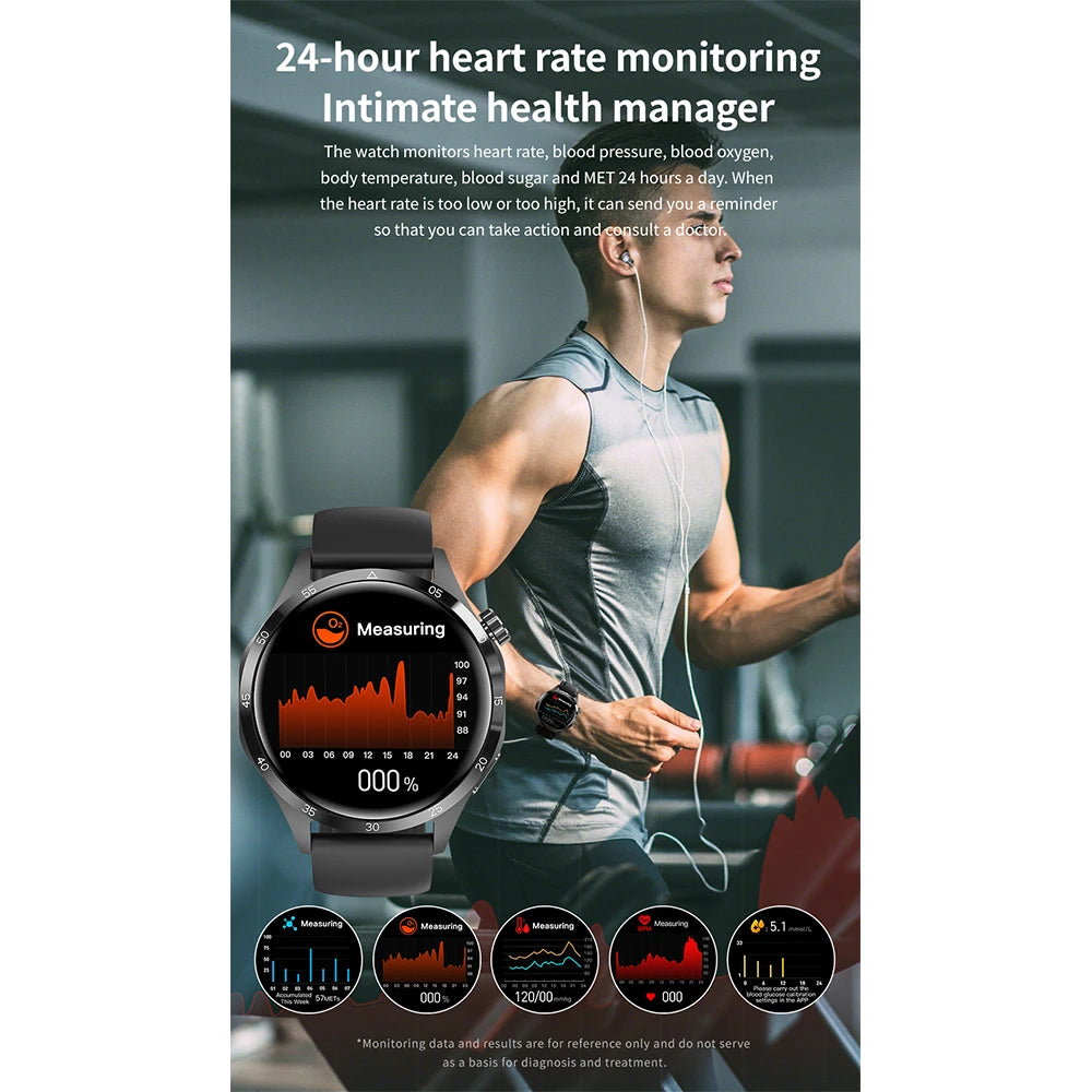 2024 New Watch 4  GPS Smart Watch for Men AMOLED HD Screen Bluetooth Call IP68 Heart Rate Health Monitoring Women's Smartwatch