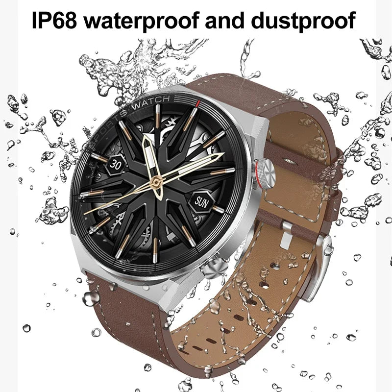 DT3 mate 1.5 ''454*454 smart watch men NFC GPS Bluetooth call fitness waterproof sport wrist smartwatches 2024