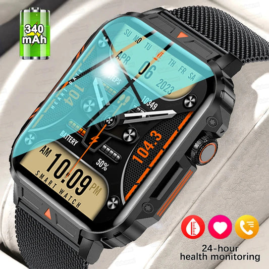 2024 New Smartwatch 1.95 Inch 24h Health Monitoring Watches IP68 Waterproof Sport Fitness Smart Watch For Men Women Reloj Hombre