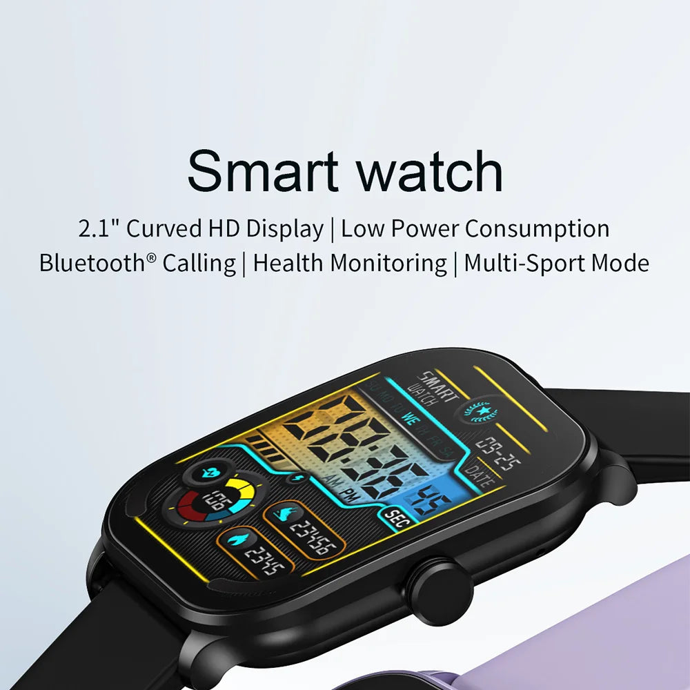 Planar Youth Smartwatch 2.01” HD 240*296 Men And Women Health Monitoring Notifications Bluetooth Call Diy Faces Relaxation Watch