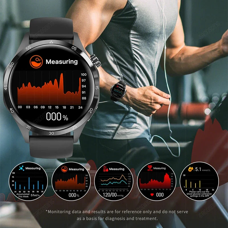 For Huawei Xiaomi Smart Watch Men NFC GPS Tracker AMOLED 360*360 HD Screen Heart Rate Bluetooth Call SmartWatch 2024 Men's Watch