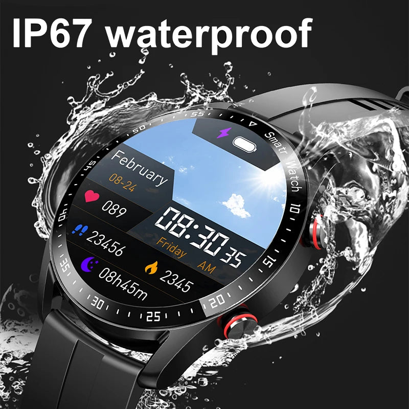 2024 New Fashion Sport Smart Watch Always Display The Time Fitness Tracker Bluetooth Call Smartwatch Men For Android IOS Watch