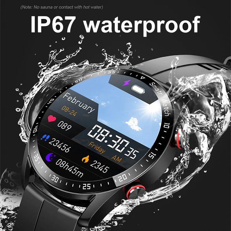 New 2023 ECG+PPG Smart Watch Bluetooth Call Music player Man Watch Sports Waterproof Luxury Smartwatch For Android ios