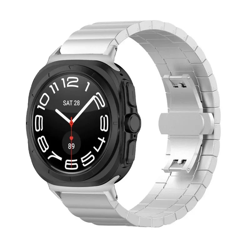 Stainless Steel Strap for Samsung Galaxy Watch 7 Ultra 47mm No Gaps Metal Bracelet Correas for Galaxy Watch Ultra Band Wristband