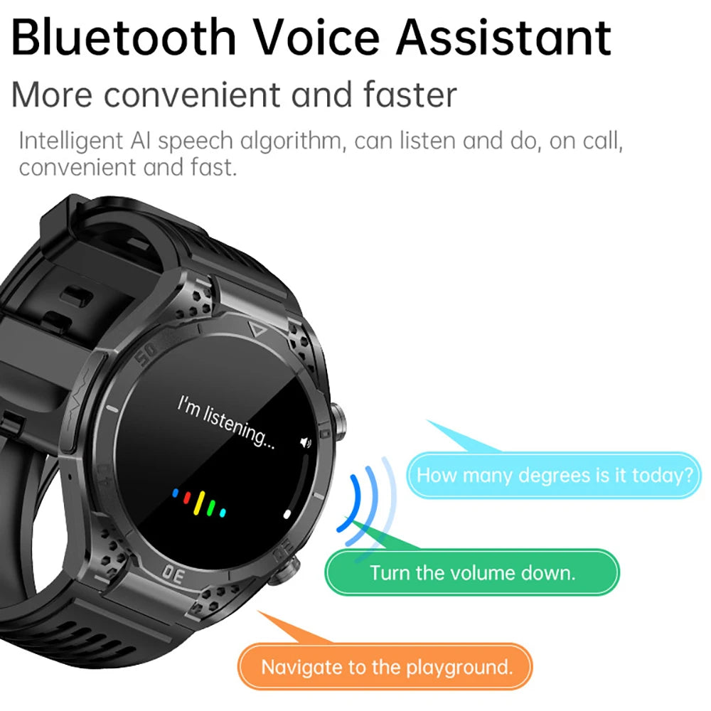 2024 New VE33 PRO Smartwatch AMOLED Bluetooth Call Heart Rate Detection SOS Emergency Call Voice Assistant Men Woman Smartwatch