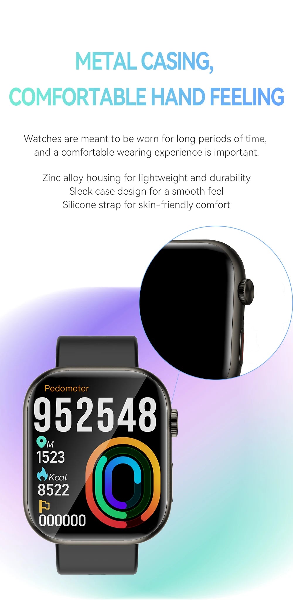 2024 Smart Watch For Men Women Kids Message Remind Music Control Sport Step Calories Smartwatch Alarm Clock for Android and IOS