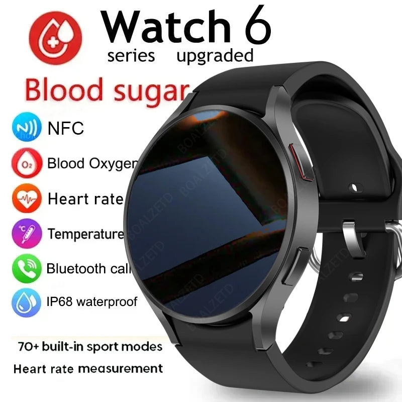 2024 New Bluetooth Call Smart Watch 6 Pro Heart Rate Custom Dials Sport Men Woman smarthwhatch Health Monitor Smartwatch For Man