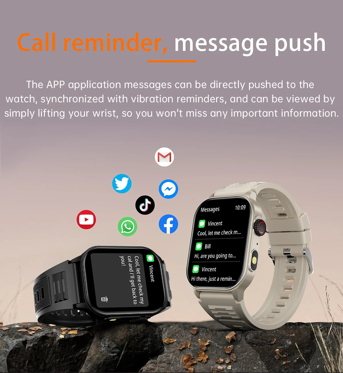 2024 New Sports Smart Watch Men 2.01-Inch 240*296 HD Touch Screen 370 MAH High Voltage Ultra-Iarge Capacity Battery smartwatch