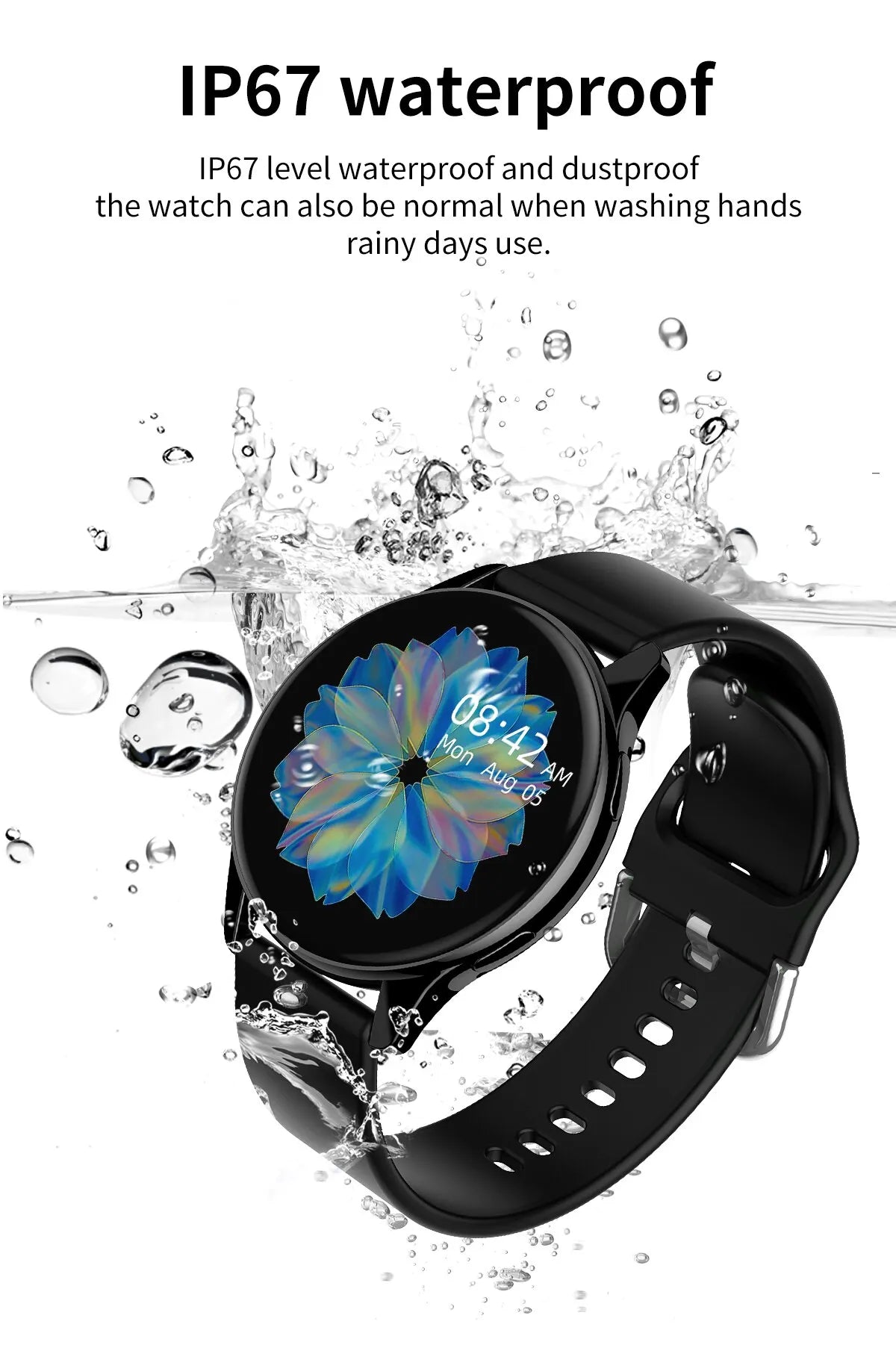 Lige 2024 For All Smartphone Connections Bluetooth Call Watches Men Smart Watch Women Men Waterproof Smartwatch AMOLED Screen