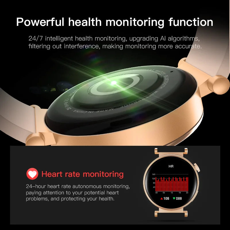 HD Bluetooth Call Smart Watch 2024 Health Monitoring Exercise Tracking NFC Multi-functional Android Apple Smartwatch For Women