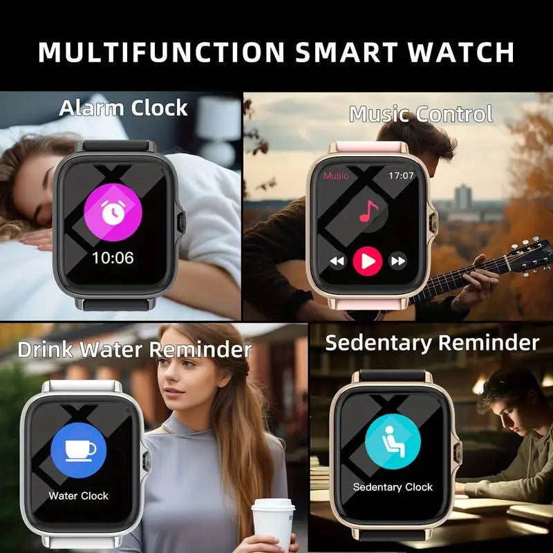 Smart watch, wireless calling /dial, multi -Sport mode, calling reminder and rejection, SMS reminder, for iPhone/Andriod