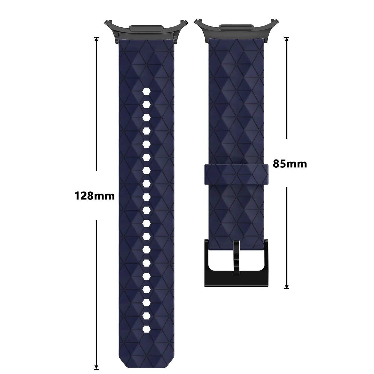 Sports Silicone Strap for Samsung Galaxy Watch 7 Ultra 47mm Soccer Print Watchband Bracelet for Galaxy Watch 7 Ultra Wristband