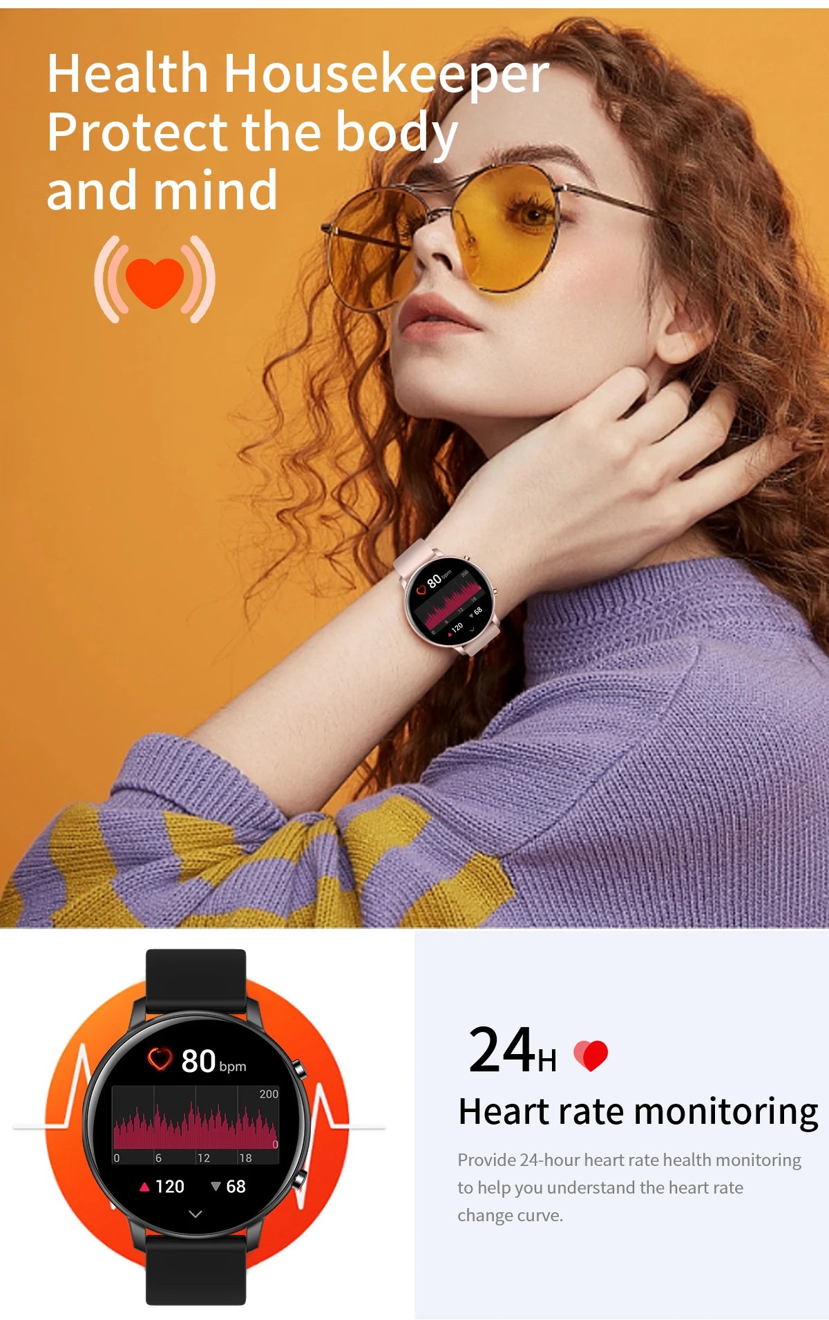 2024 New Smart Watch Men IP68 Waterproof Full Touch Clock Sport Fitness Tracker Women Smartwatch for Android Xiaomi phone iPhone