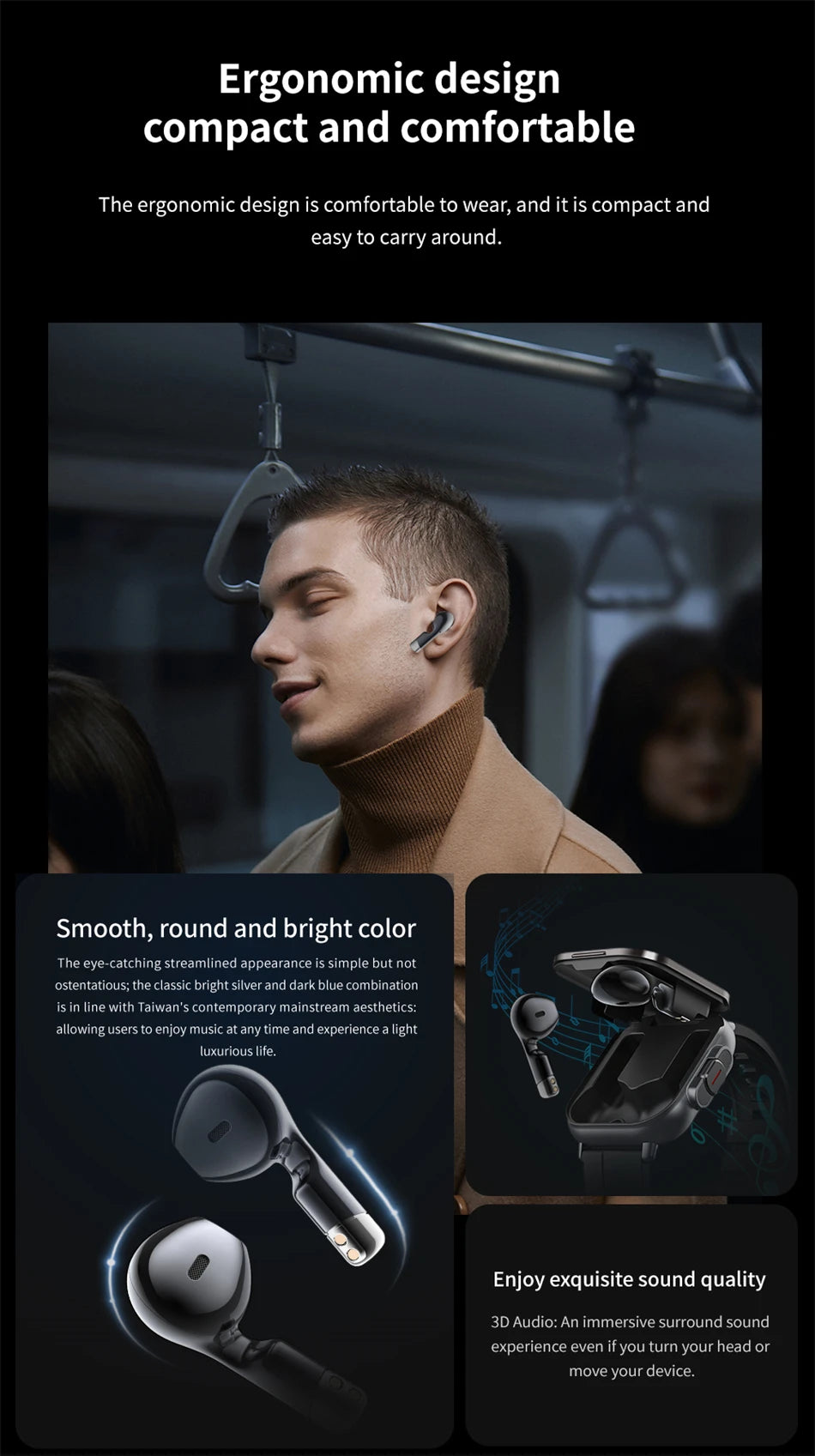 2024 New Smartwatch Earbuds 2 in 1 Wireless Bluetooth TWS Earphones Headset Call Waterproof Blood Pressure Sports Men Women Gift