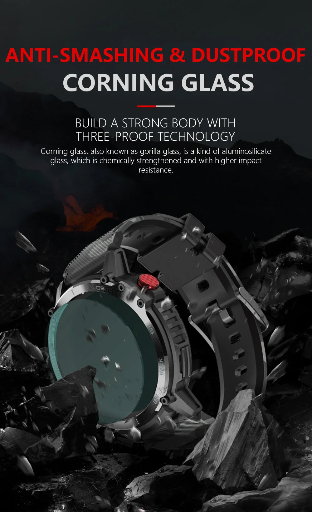 2024 C22 Ultra Smartwatch Smart Watch Men Outdoor Tactical 4G ROM IP68 Waterproof Sports Bluetooth Call Military Soldier Armored