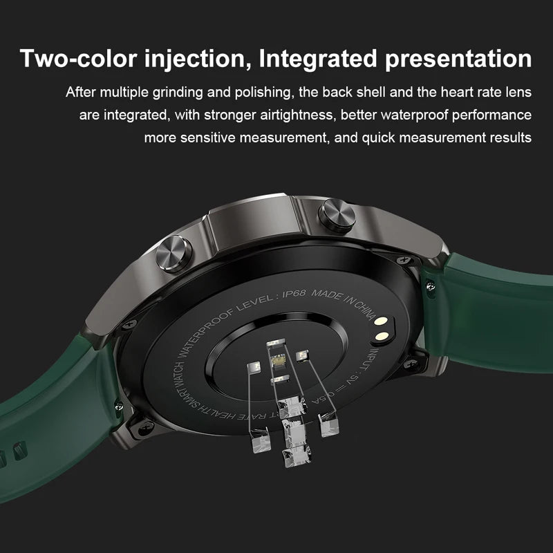 2024 New AMOLED Screen Always Display Time Smartwatch Men Women Siri Voice Assistant Waterproof Bluetooth Call Smart Watch Men