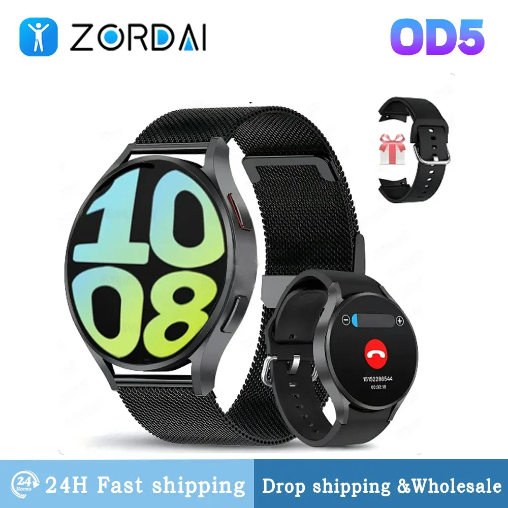 Zordai OD5 Smart Watch Men 2024 New GPS Trajectory Heart Rate NFC Bluetooth Call P68 Waterproof Sport Fitness Smartwatch for Men