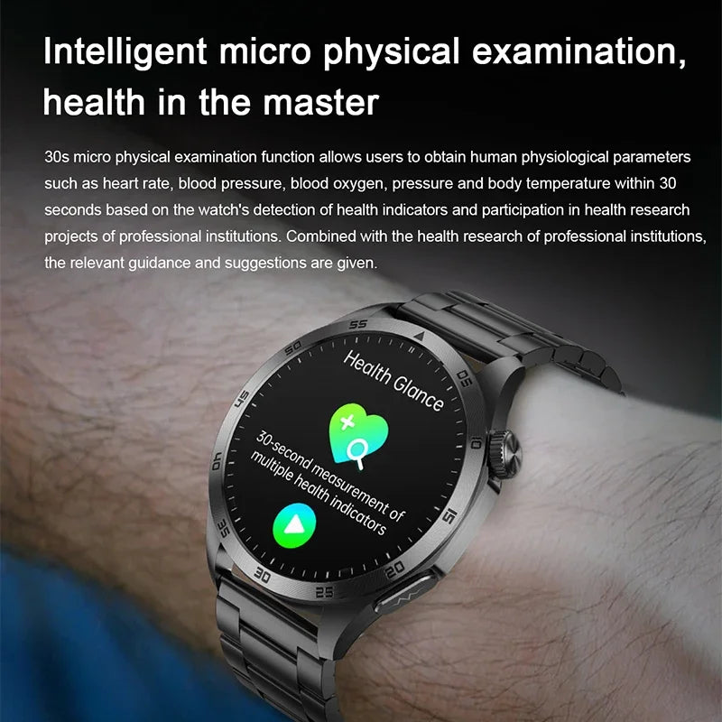 2024 New ECG+PPG Smart Watch Men Blood Lipids Uric Acid Blood Glucose Fitness Tracker Clock Heart Rate Bluetooth call smartwatch