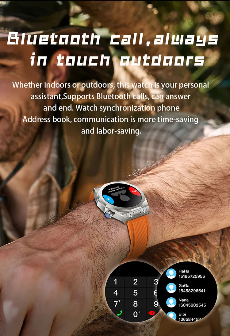 Z83 Max Smart Watch 2024 Bluetooth Calling1.52inch Screen IP68 Waterproof Heart Rate Blood Pressure Sports Smartwatch for Men