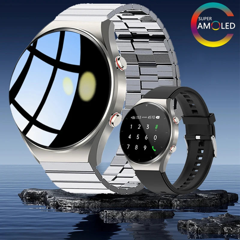 Smart Watch 2024 Bluetooth Call Smartwatch Men Women Blood Sugar Heart Rate Blood Pressure Health IP67 Waterproof Sports Watch