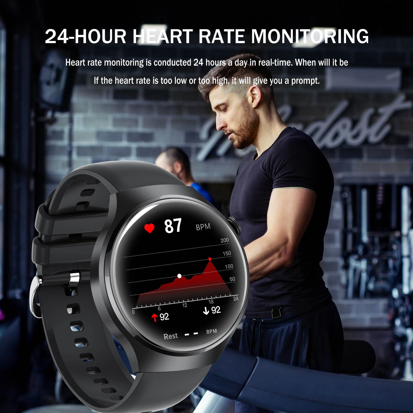 For Huawei Watch  Pro Men Smart Watch AMOLED Customized Dial Sports Fitness Tracker Bluetooth Call Sports Smartwatch New 2024