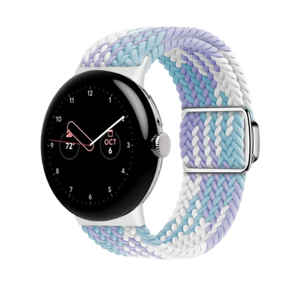 Nylon Braided Magnetic Strap for Google Pixel Watch 2 Band Replacement Belt Wristband Fabric Bracelet Pixel Watch 2 Accessories