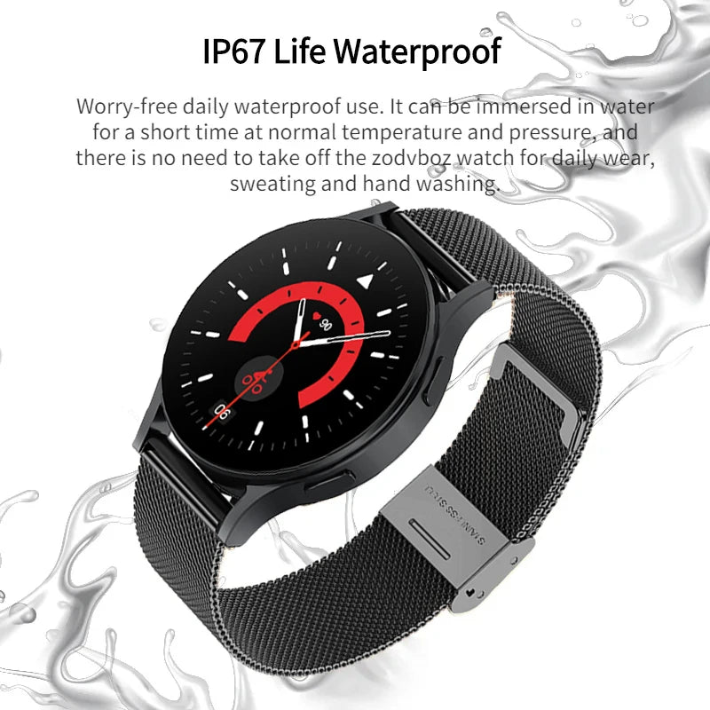 2024 Smart Watch Men Bluetooth Call HeartRate Blood Pressure Monitoring Smartwatches IP67 Waterproof Women Watch For IOS Android