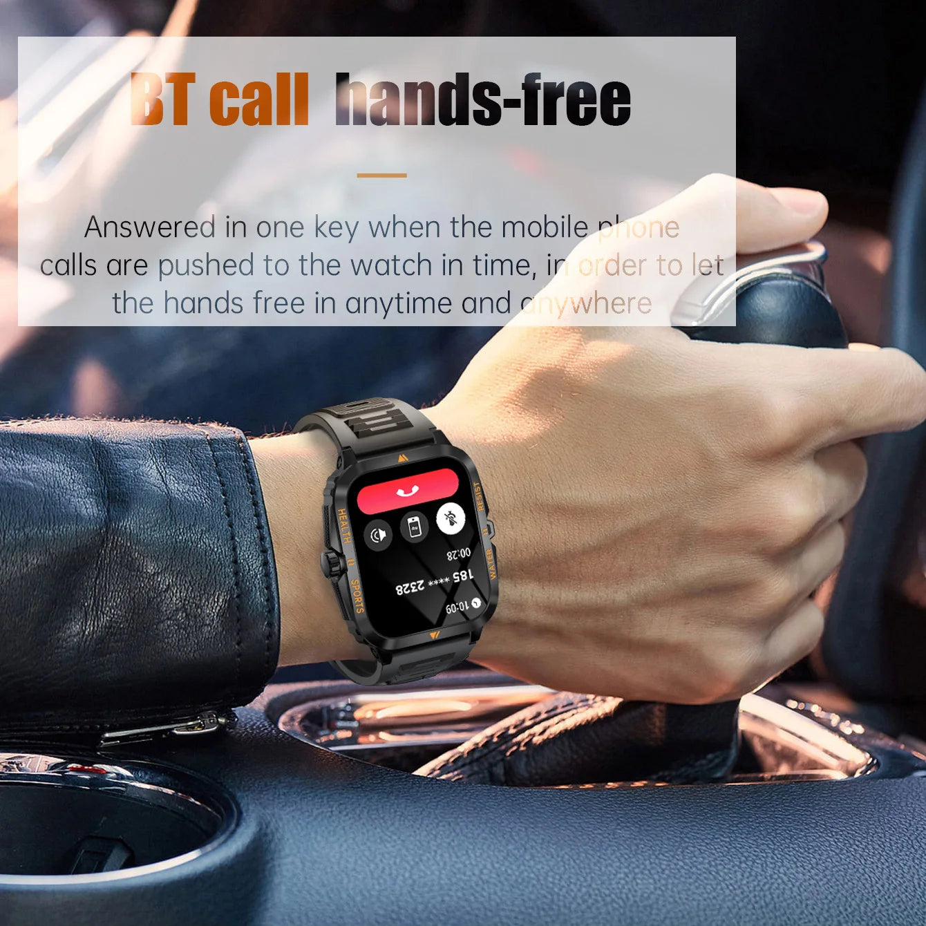 2024 Ultra Resistant Military Smartwatch Consumer Electronics Blood Pressure Measurement Outdoor Smart Watch For Man