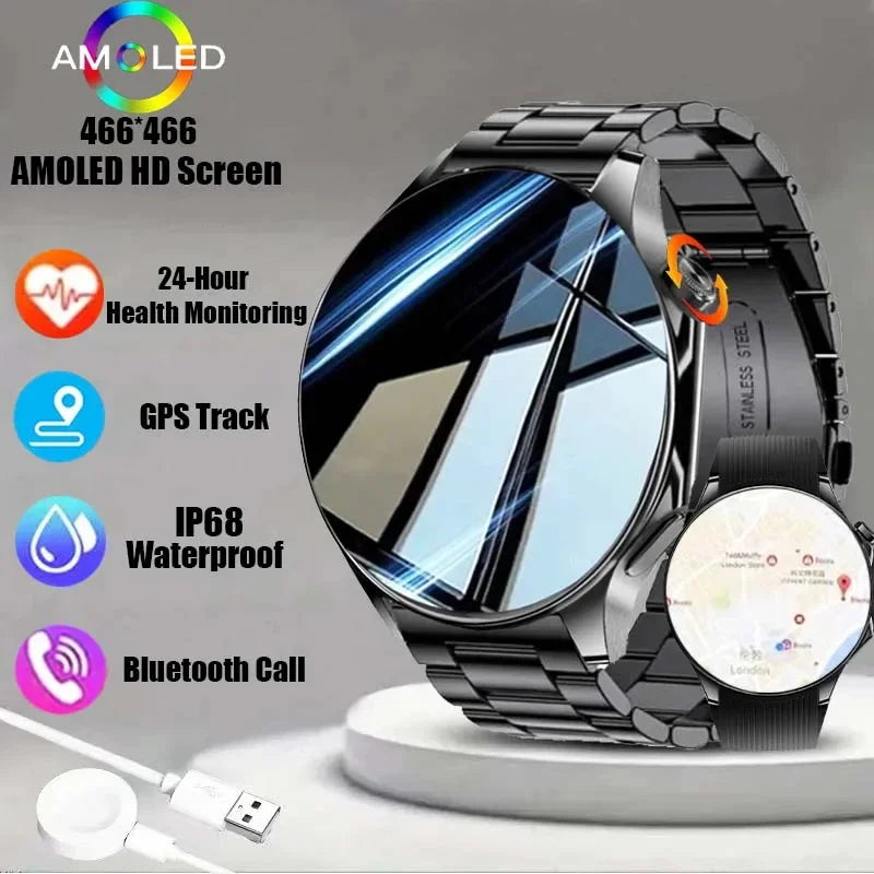 2024 New For Huawei Original GT4Pro Men Smartwatch Bluetooth Call GPS Track NFC Compass IP68 Waterproof Track Men Smartwatch