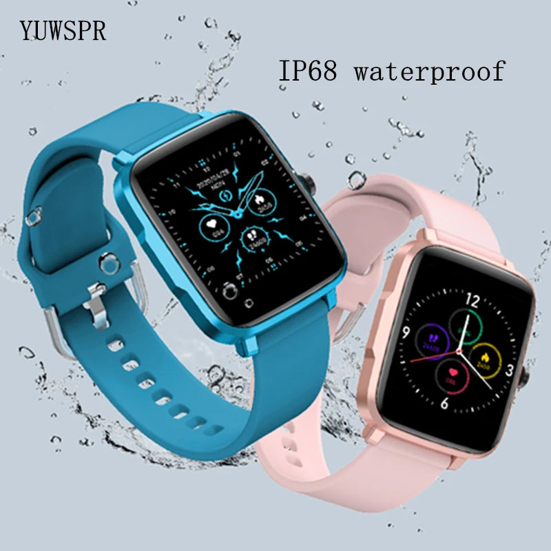 Ultra-thin Women Smart Watch IP68 Waterproof Heart Rate Blood Pressure Monitoring Fashion Smart Sports Bracelet for Lady Girl F2