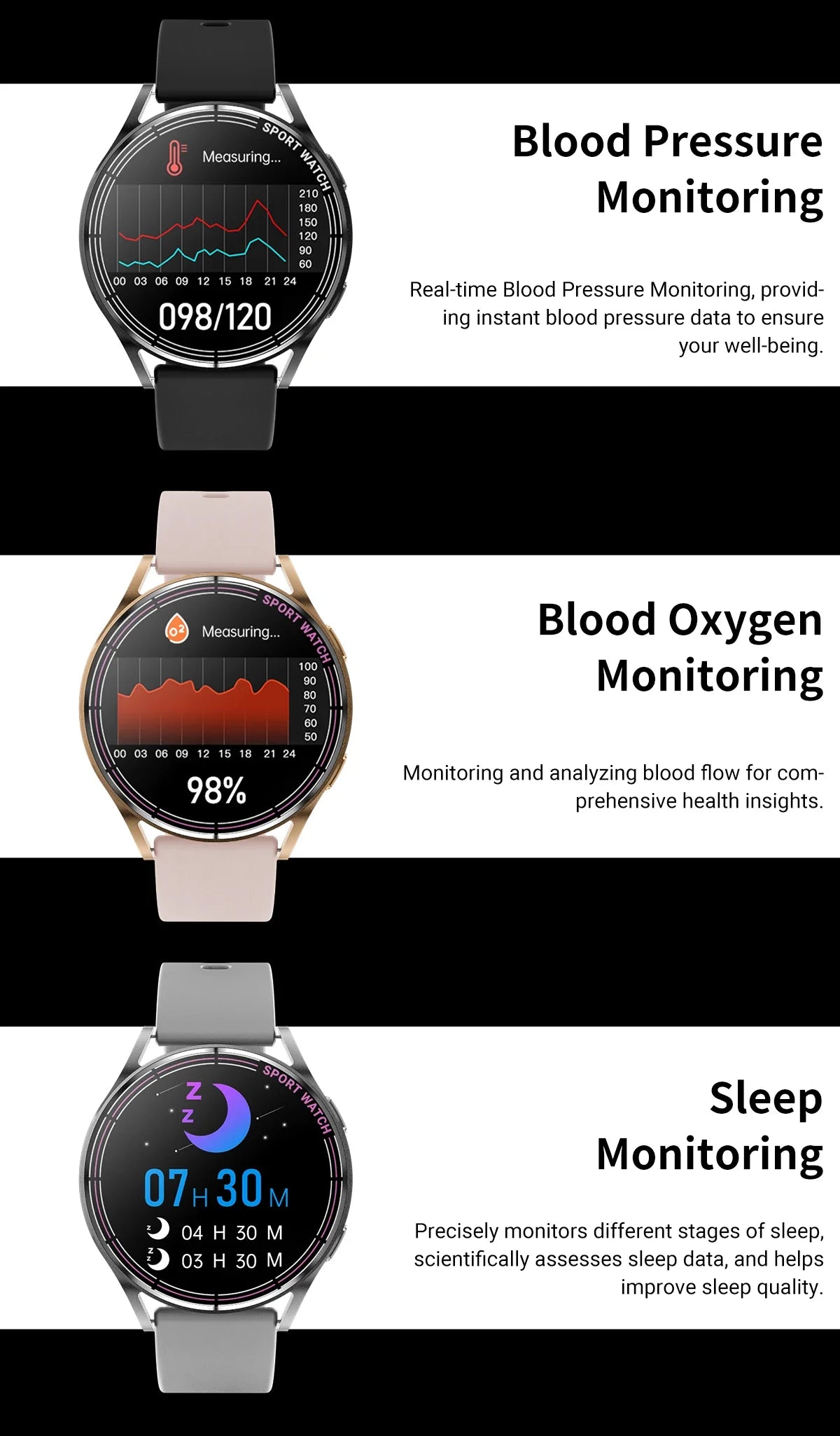 Zordai OD5 Galaxy Smartwatch 6 Men's GPS Track Full Touch Blood Pressure Bluetooth Call Smart Watch Men Women For iphone Samsung