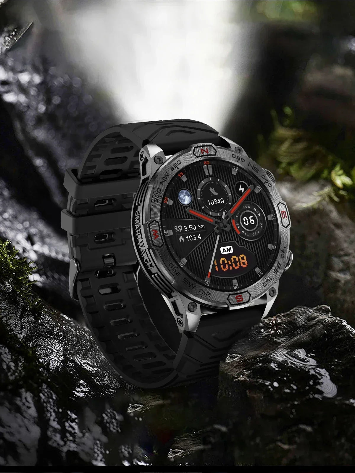 Xiaomi New Outdoor Military GPS Smart Watch Men AMOLED Screen Heart Rate Blood Pressure Bluetooth Call Waterproof Smartwatches