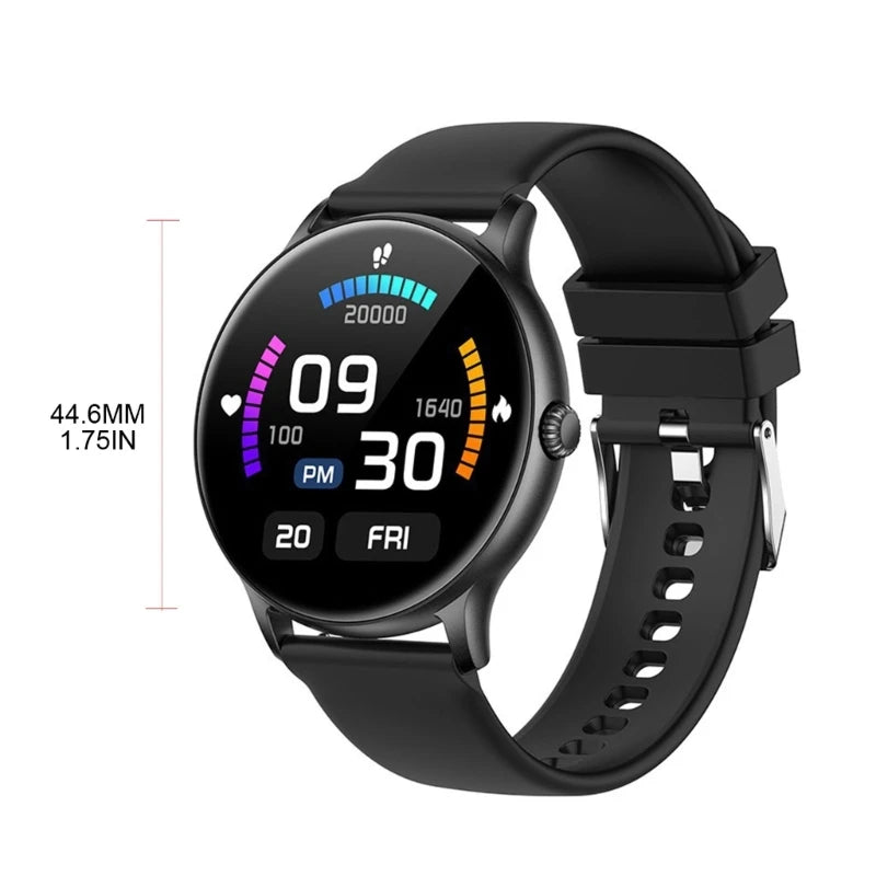 2024 New Sport Watch Heart Rate Blood Oxygen Pressure Monitoring Step Counting Music Playback Control for Adults Women Men Teens