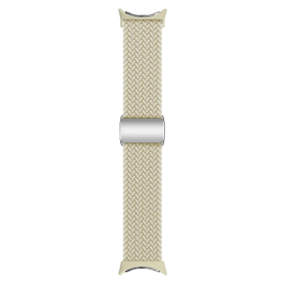 Nylon Braided Magnetic Strap for Google Pixel Watch 2 Band Replacement Belt Wristband Fabric Bracelet Pixel Watch 2 Accessories