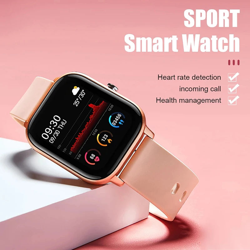 2024 New Smart Watch For Men Women Gift Full Touch Screen Sports Fitness Watches Bluetooth Call Smartwatch For Huawei Xiaomi