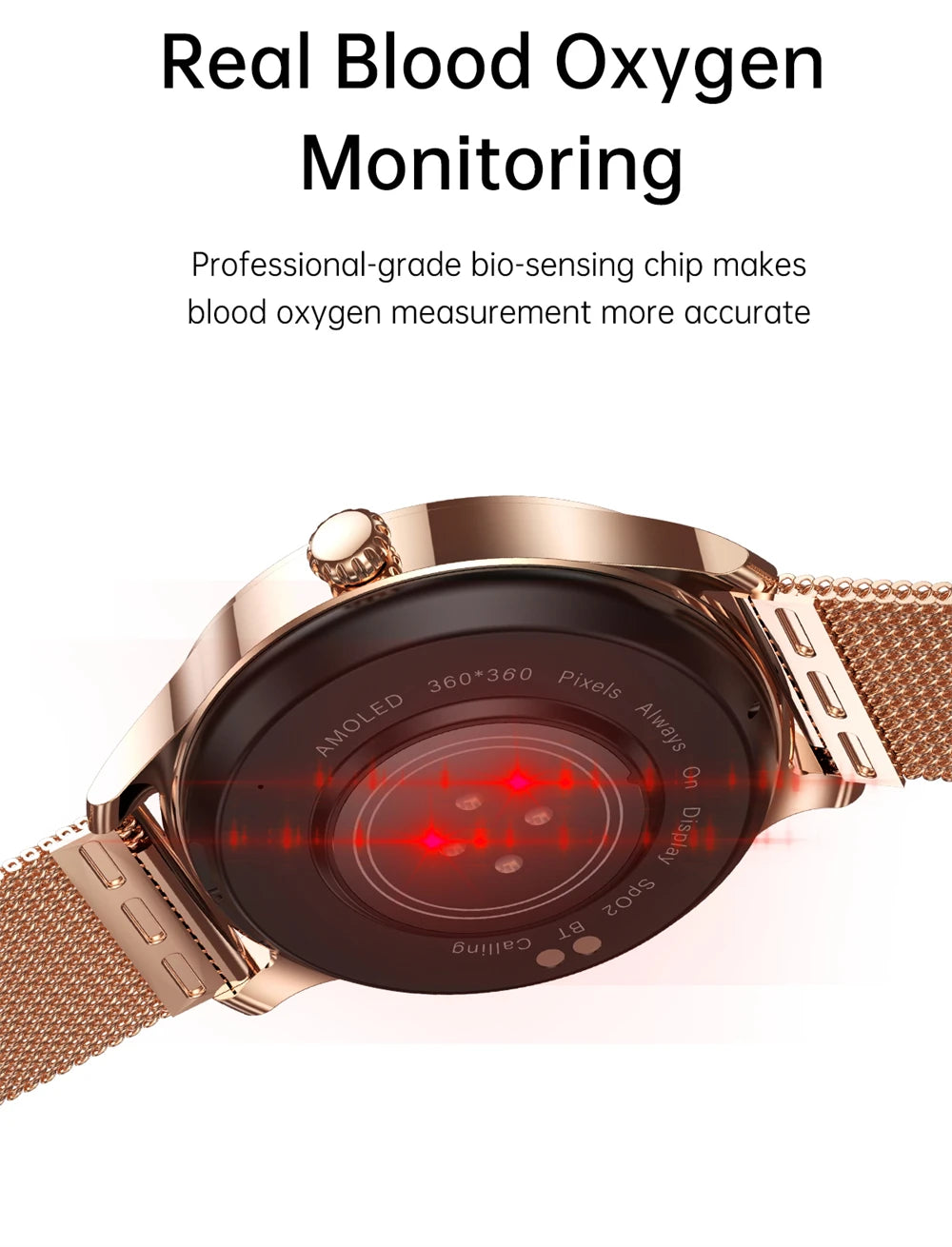 GFORDT New Luxury Smart Watch For Women Bluetooth Call Connected Phone Women Watches Health Monitor Sports Smartwatch 2024 Women