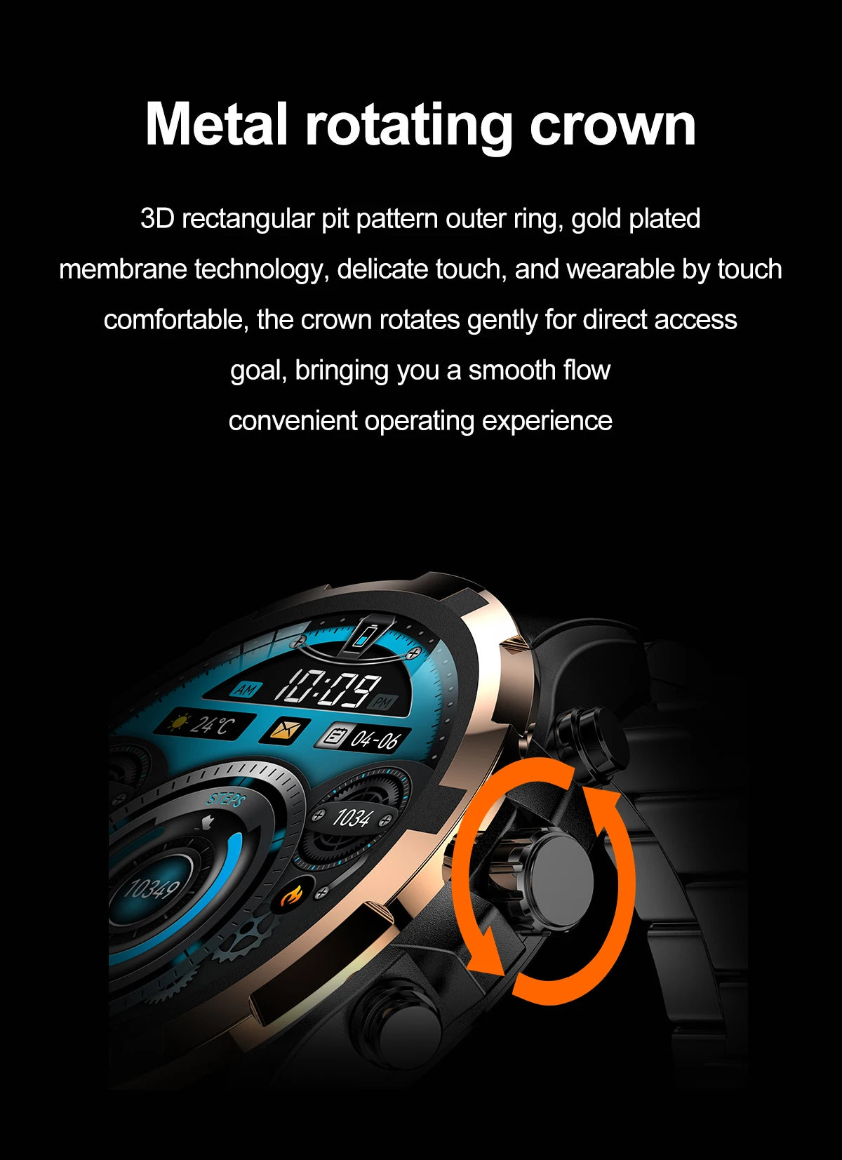 2024 New For Huawei Xiaomi Men Smartwatch Bluetooth Call 1.43" AMOLED HD Screen IP67 Waterproof 390Mah Battery NFC Smartwatch